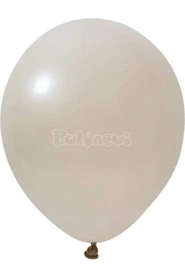 GoParty Balony lateksowe Pastel piaskowobia�y 25cm 100 szt