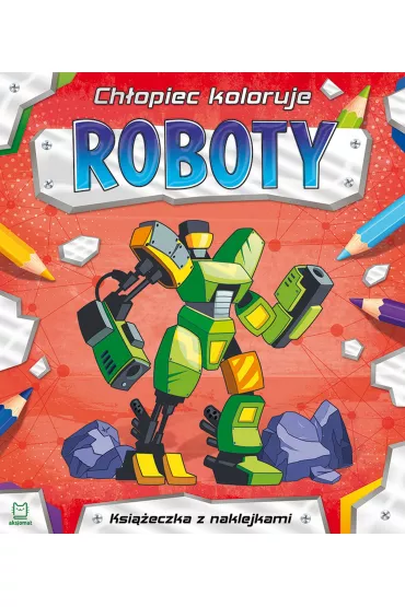 Ch�opiec koloruje Roboty