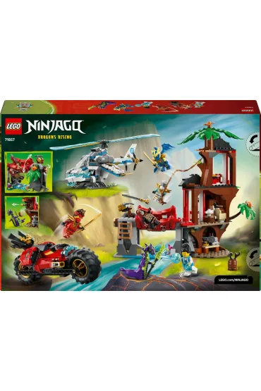 LEGO Ninjago Bitwa ninja: domek na drzewie z pojazdami 71857