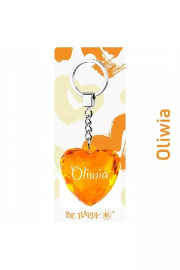 Be-Happy Gifts Brelok serce Oliwia