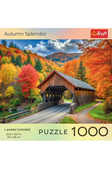 Puzzle 1000 USA Collection: Autumn Splendor Trefl