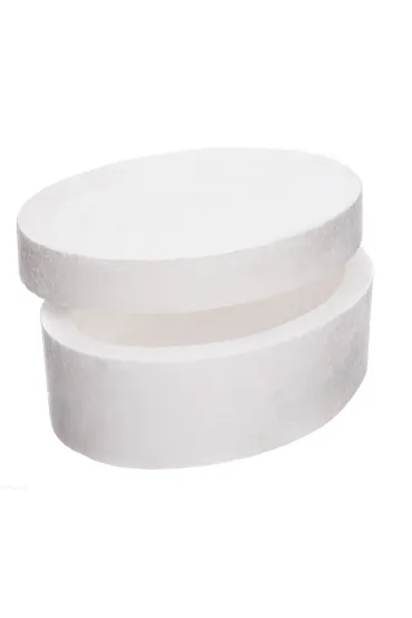 dpCraft Pude�ko owalne styropianowe 15,5/11cm