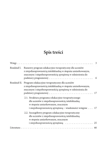 Programy edukacyjno-terapeutyczne dla uczni�w z niepe�nosprawno�ci� intelektualn� w stopniu umiarkowanym, znacznym i niepe�nosprawno�ci� sprz�on� - Alicja Tanajewska, Renata Naprawa