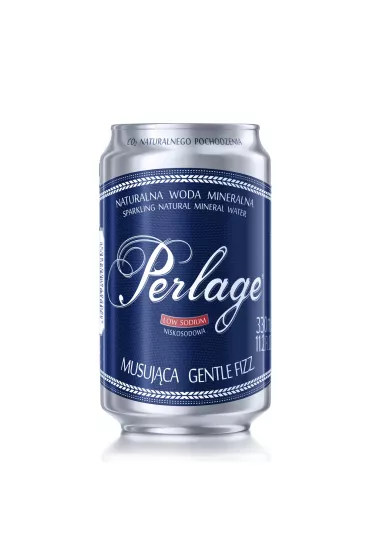 Cisowianka Perlage Naturalna woda mineralna musuj�ca w puszce 330 ml
