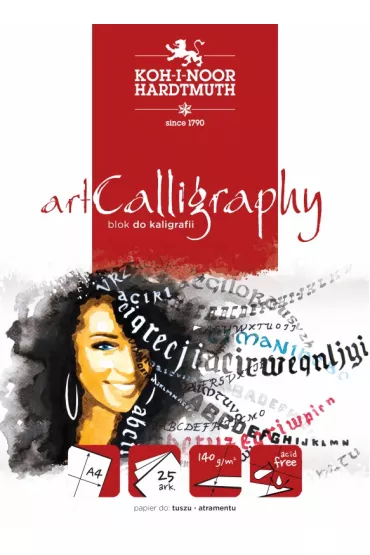 Koh-I-Noor Blok do kaligrafii ArtCalligraphy A4 140 g 25 kartek