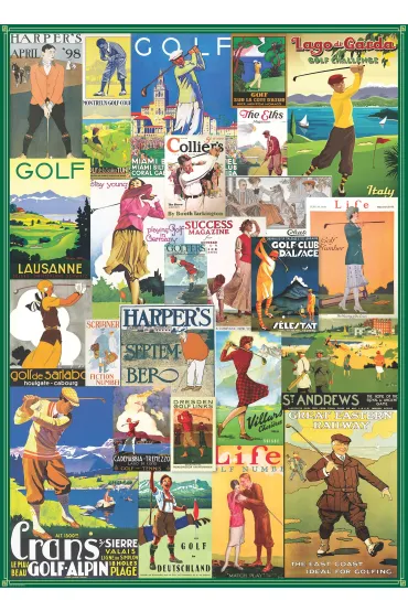 Puzzle 1000 el. Golf Around the World Eurographics