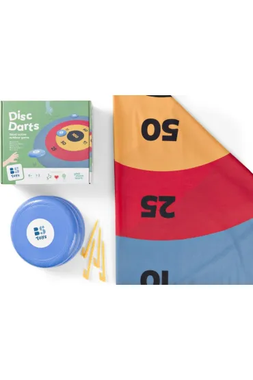 Rozk�adana tarcza 2m z dyskami do rzucania Bs Toys