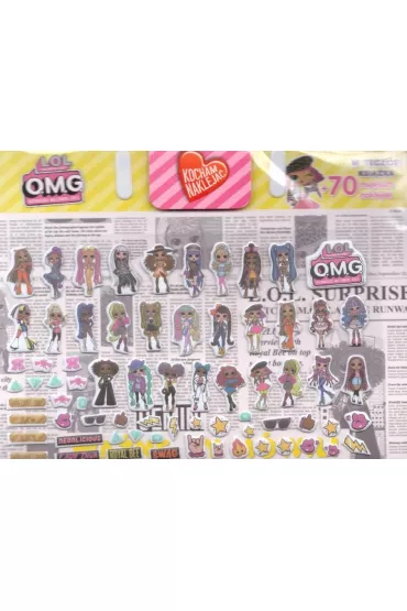 L.O.L. Surprise! OMG Kocham nakleja� cz�� 4. Wa�ne by m�wili