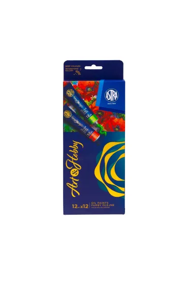 Zestaw farb olejnych Astra Art&Hobby 12 x 12 ml