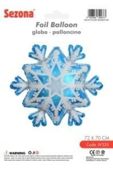 Balon Bo�e Narodzenie �nie�ynka 70x72cm