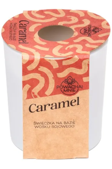Pavoncella �wieczka sojowa Pow�chaj mnie Caramel bia�a 130 ml