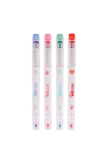 Zakre�lacz stempelki 2stronne 4kol STRIGO SSC490