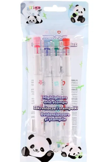 Zakre�lacz stempelki 2stronne 4kol STRIGO SSC490