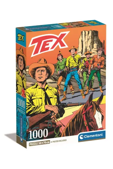 Puzzle 1000 el. Compact Tex Clementoni