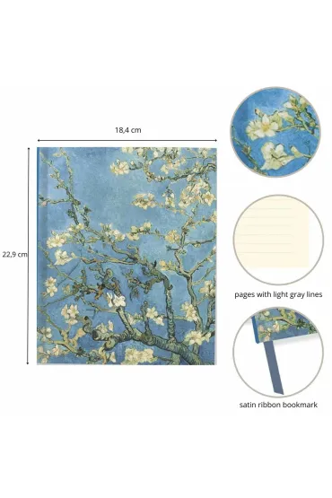 Notatnik Du�y Kwiat Migda�u Vincent van Gogh Peter Pauper Press