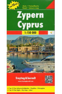 Cypr mapa 1:150 000
