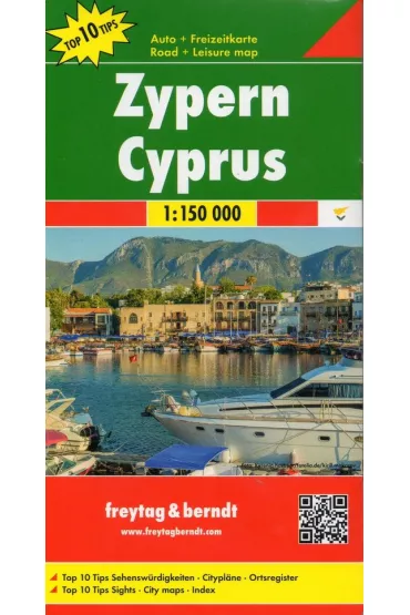 Cypr mapa 1:150 000
