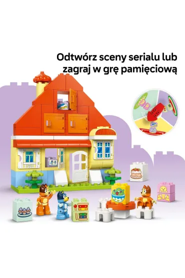 Dom rodzinny Bluey z gr� pami�ciow� 10459