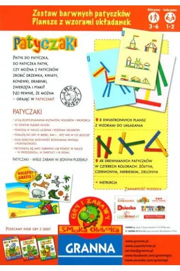 Patyczaki. Gra planszowa Granna