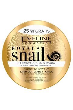 Eveline Cosmetics Royal Snail skoncentrowany krem do twarzy i ciaa odywczo-regenerujcy 200 ml