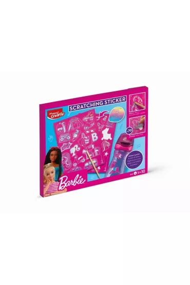 Creativ naklejki do wydrapywania Barbie