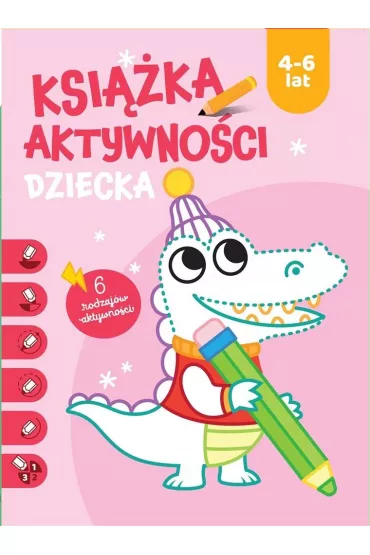 Ksi��ka aktywno�ci dziecka 4-6 lat. R�owa