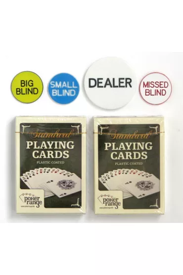 �etony pokerowe z nomina�ami Standard 500 szt. 11,5g