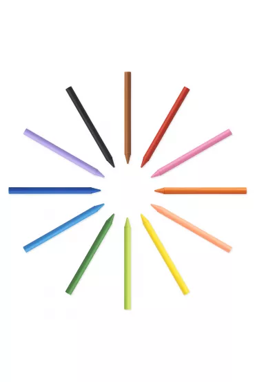 Bic Kredki wiecowe Plastidecor 12 szt.