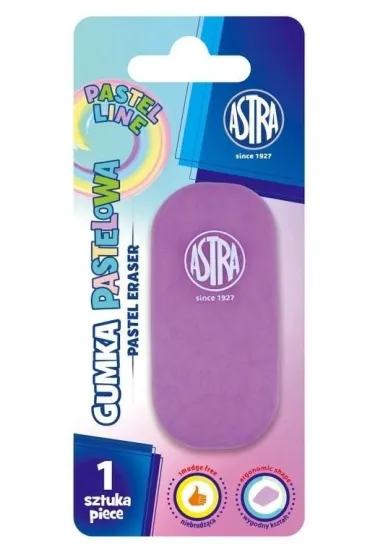 Gumka owalna Pastel Line 1 szt ASTRA