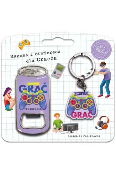 Zestaw otwieracz + brelok Gracz PORYS