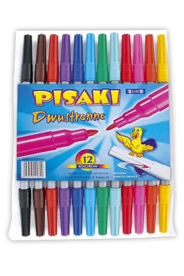 Kamet Pisaki dwustronne 12 kolor�w