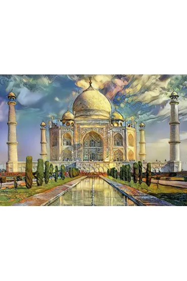 Puzzle 1000 el. Taj Mahal, Indie Educa