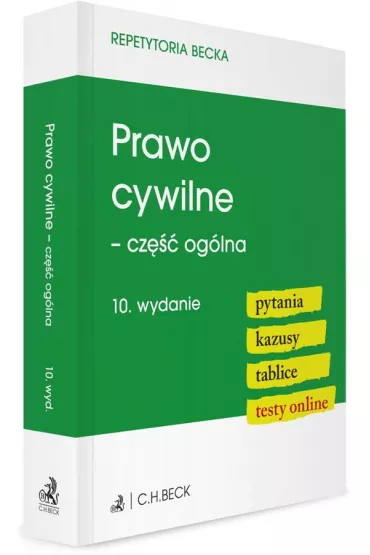Prawo cywilne - cz�� og�lna. Pytania. Kazusy. Tablice. Testy online