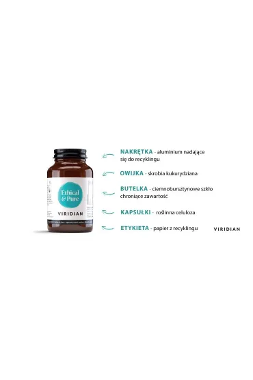 Viridian Ekologiczny Kelp - suplement diety 90 kaps. Bio