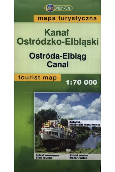 Mapa Turystyczna DAUNPOL Kana� Ostr�dzko-Elb. br