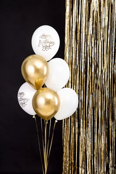 PartyDeco Balony Happy Birthday To You 30 cm