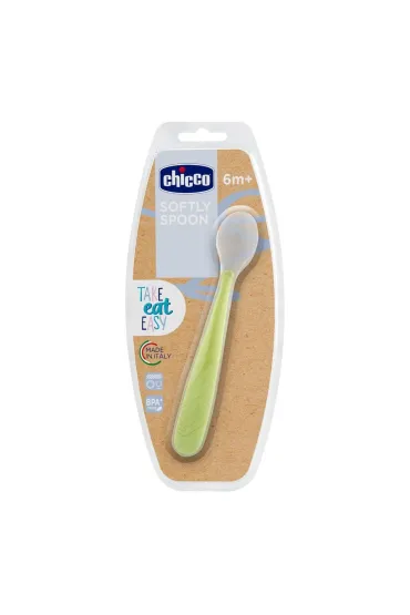 Chicco �y�eczka mi�kka silikonowa zielona 6m+