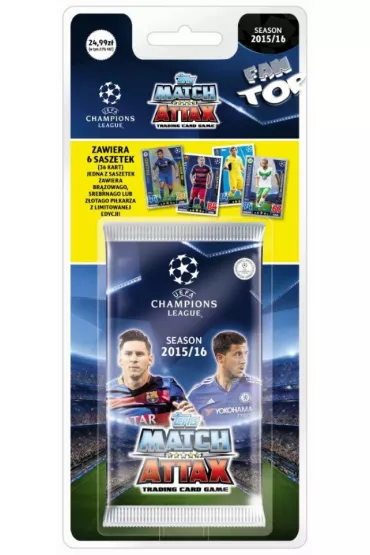 Blister Topps Match Attack. UEFA Champions League 2015/2016