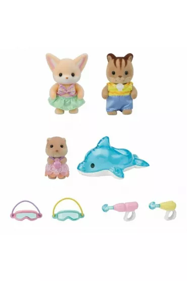 Sylvanian Families Przedszkole Zabawa w basenie Baby Trio 5749