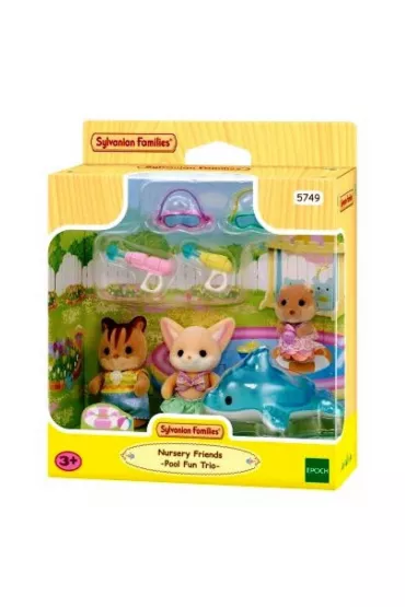 Sylvanian Families Przedszkole Zabawa w basenie Baby Trio 5749
