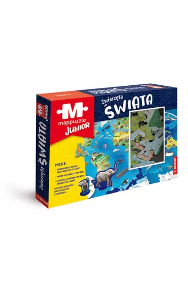 Mappuzzle Junior Zwierz�ta �wiata Demart