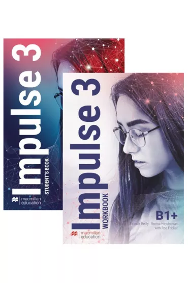 Pakiet Impulse 3: Ksi��ka ucznia papierowa + Zeszyt �wicze� + dost�py do wersji cyfrowych + On-the-Go Practice w aplikacji MEE. Poziom B1+ - Emma Heyderman, Rod Fricker, Catherine McBeth, Patricia Reilly, Joanna  Sobierska-Paczesny