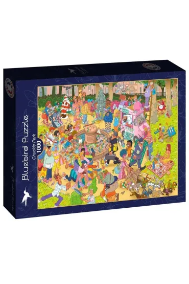 Puzzle 1000 el. Szale�stwo w porcie Bluebird Puzzle