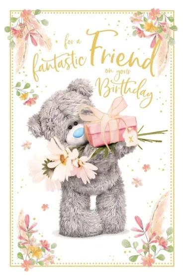Carte Blanche Karnet Urodziny For a fantastic friend
