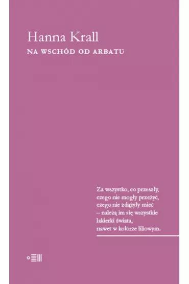 Na wsch�d od Arbatu - Hanna Krall