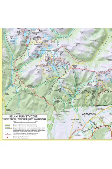Mapa turystyczna Tatry Polskie 1:30 000