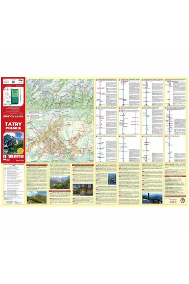 Mapa turystyczna Tatry Polskie 1:30 000