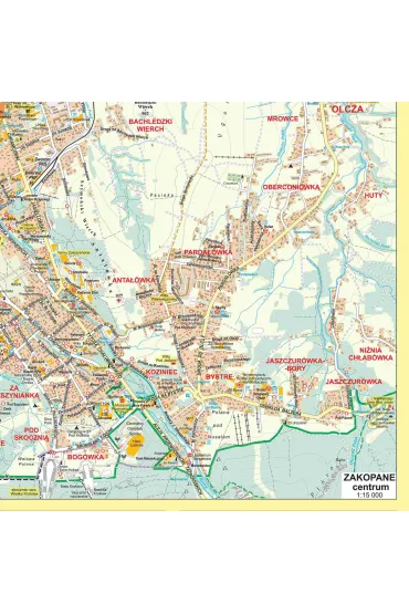 Mapa turystyczna Tatry Polskie 1:30 000