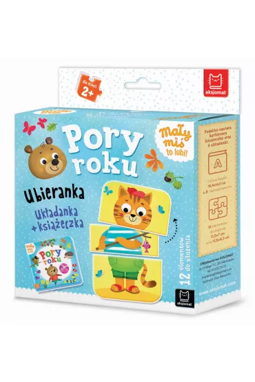 Pory roku. Ubieranka. Uk�adanka + ksi��eczka. Ma�y mi� to lubi!