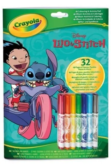Kolorowanka z flamastrami Lilo i Stitch